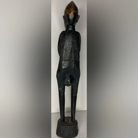 Vintage AFRICAN Tribal Art Piece 1960s Created by Local Tribal Artisan REAL OOAK - Picture 4 of 9